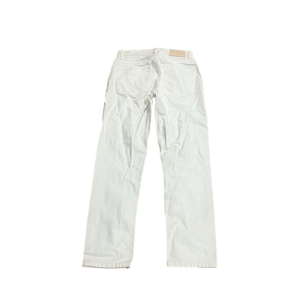 Everlane Women's Cropped Cheeky Jeans Size 23 White Denim - Picture 5 of 9